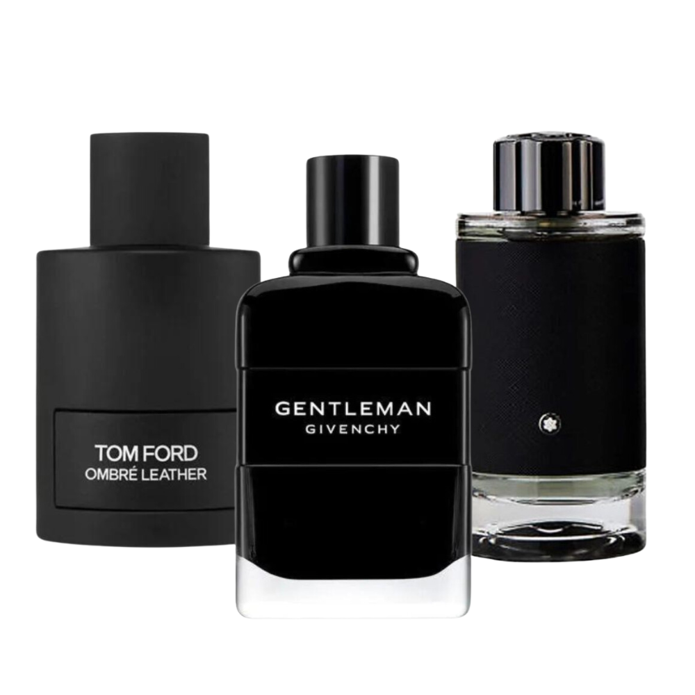 3 Parfums Tom Ford Ombre Leathe, Givenchy Gentleman, Montblanc Explorer (Eau de Parfum)- Herrenparfum