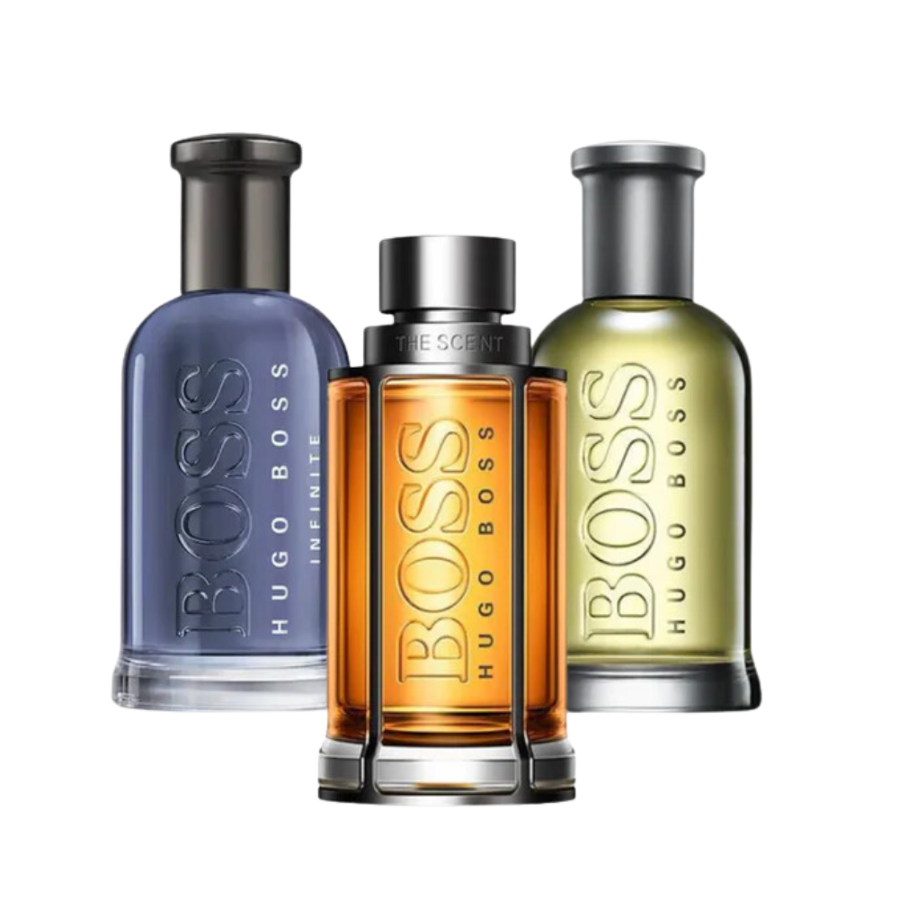 3 parfums BOSS THE SCENT, BOSS BOTTLED und BOTTLED INFINITE - Eau de Parfum- Herrenparfum