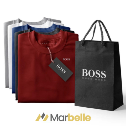 Kit 5 H. Boss T-Shirts – Zahle 3 und erhalte 5 – LETZTE EINHEITEN