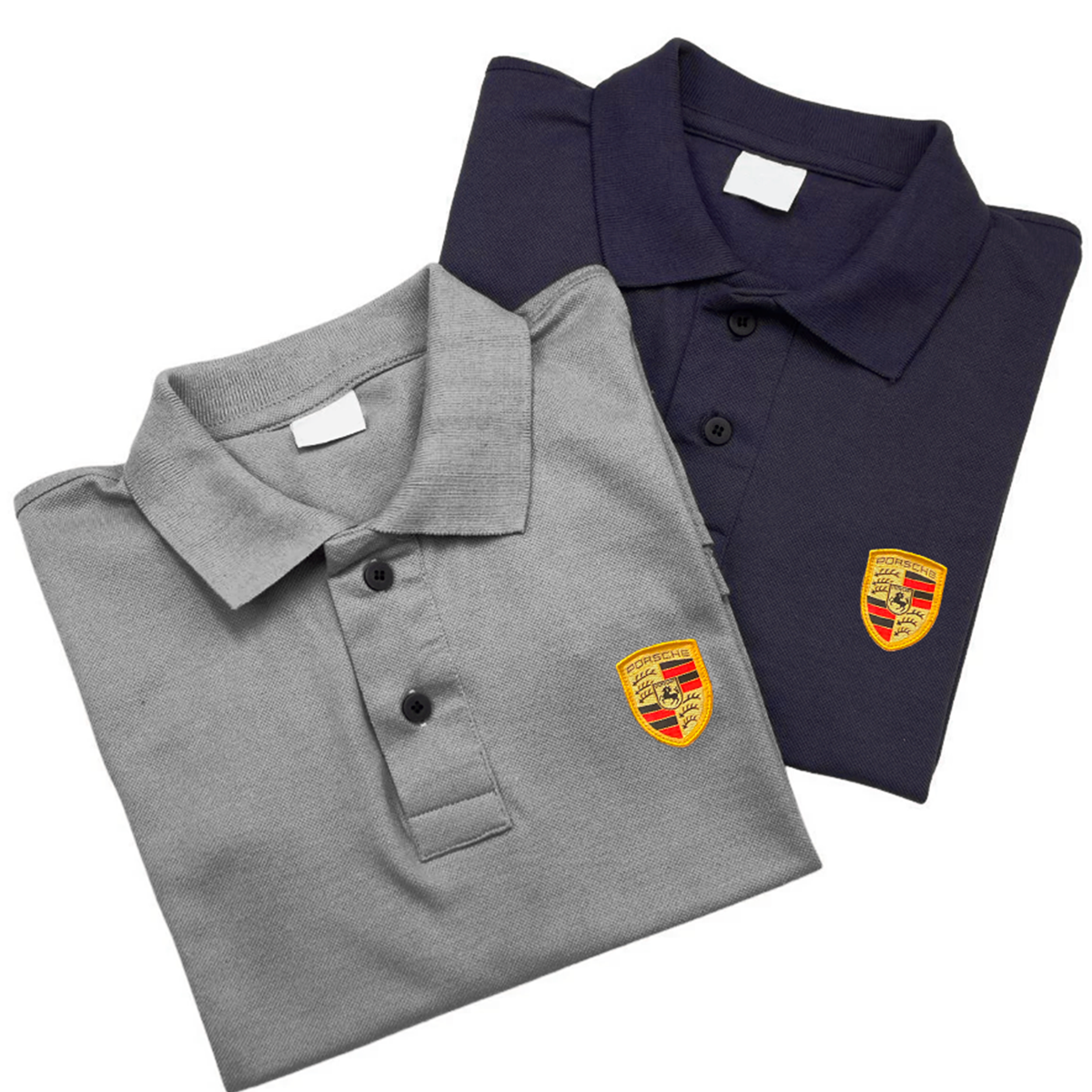 [KAUFEN SIE 1, ERHALTEN SIE 2] Kit 2 Porsche-Poloshirts