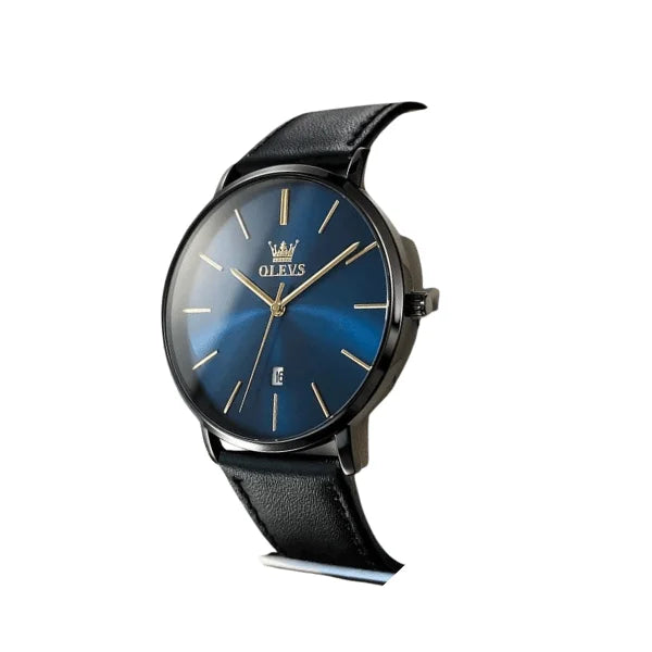 Olevs Klassische Herrenuhr Valence | Blau