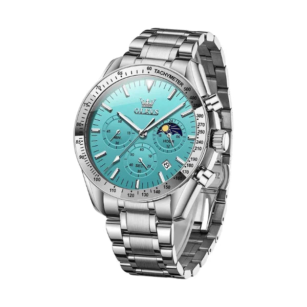 Olevs Herrenchronograph Amiens | Blau