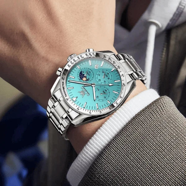 Olevs Herrenchronograph Amiens | Blau