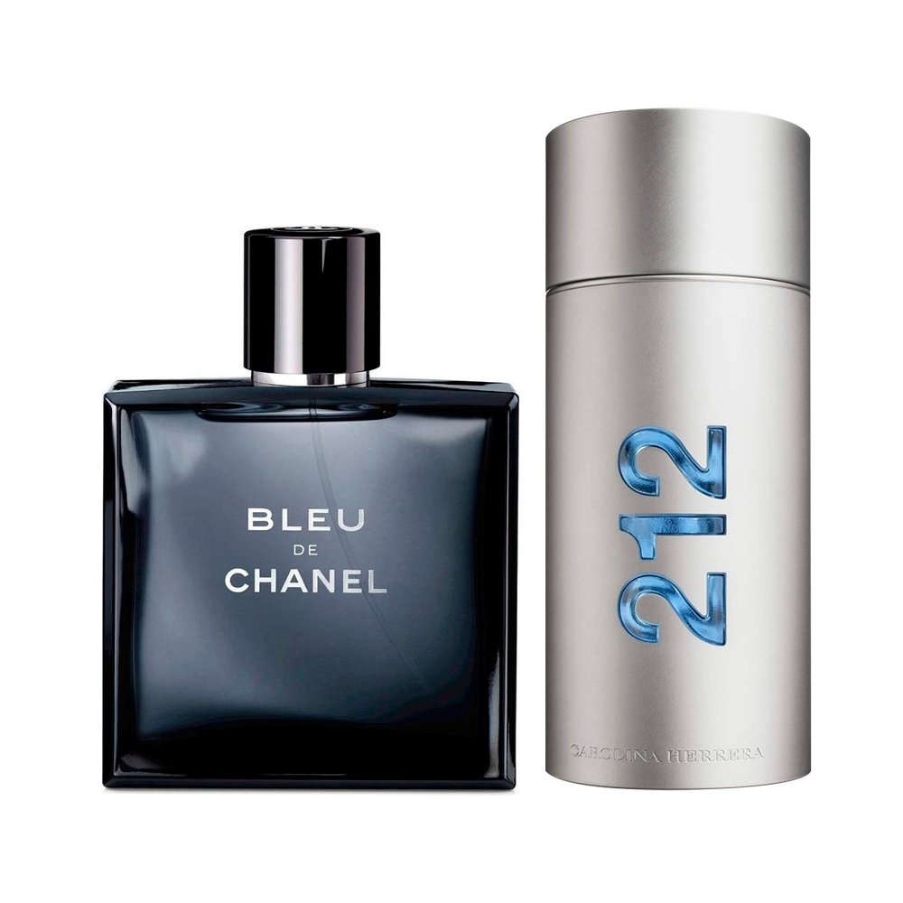 Combo von Parfums: Bleu de Chanel und 212 MEN - Eau de Toilette - Herrenparfum