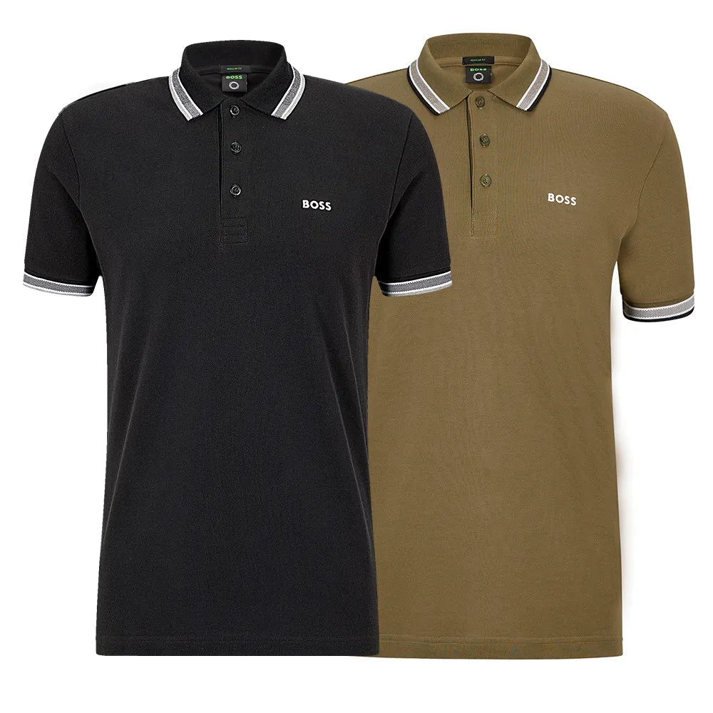 [KAUFEN SIE 1 ERHALTEN SIE 2] Kit 2 H. Boss Poloshirts